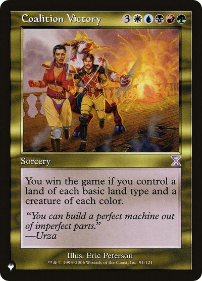 Coalition Victory (91/121) (The List Reprints)