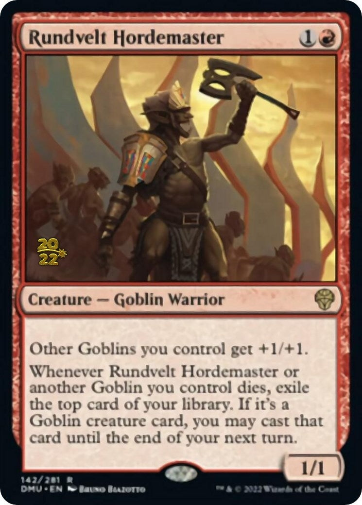 Rundvelt Hordemaster (142) (Prerelease Cards)