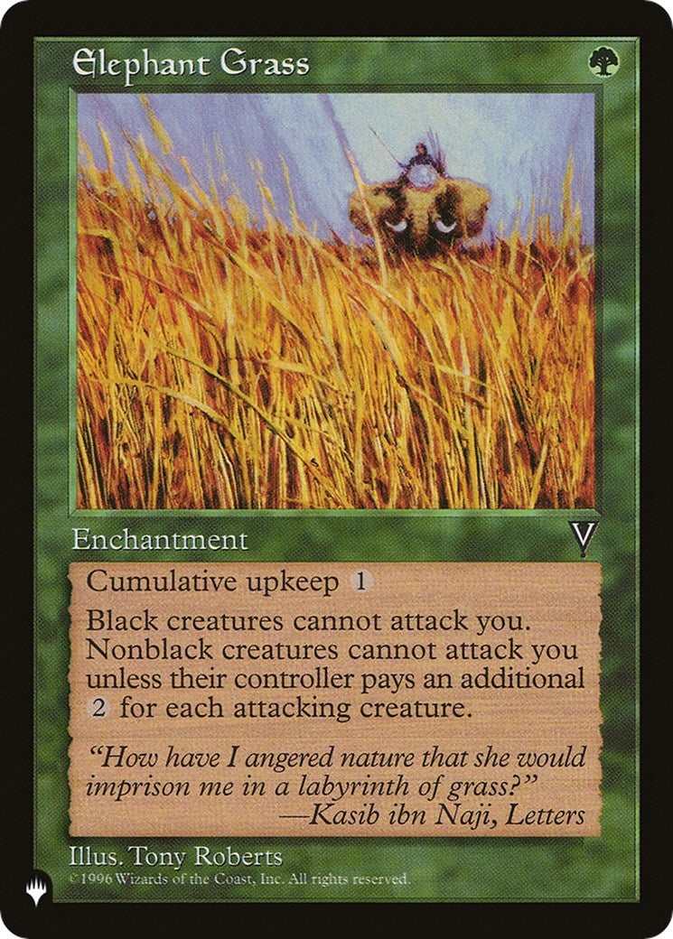 Elephant Grass (The List Reprints)