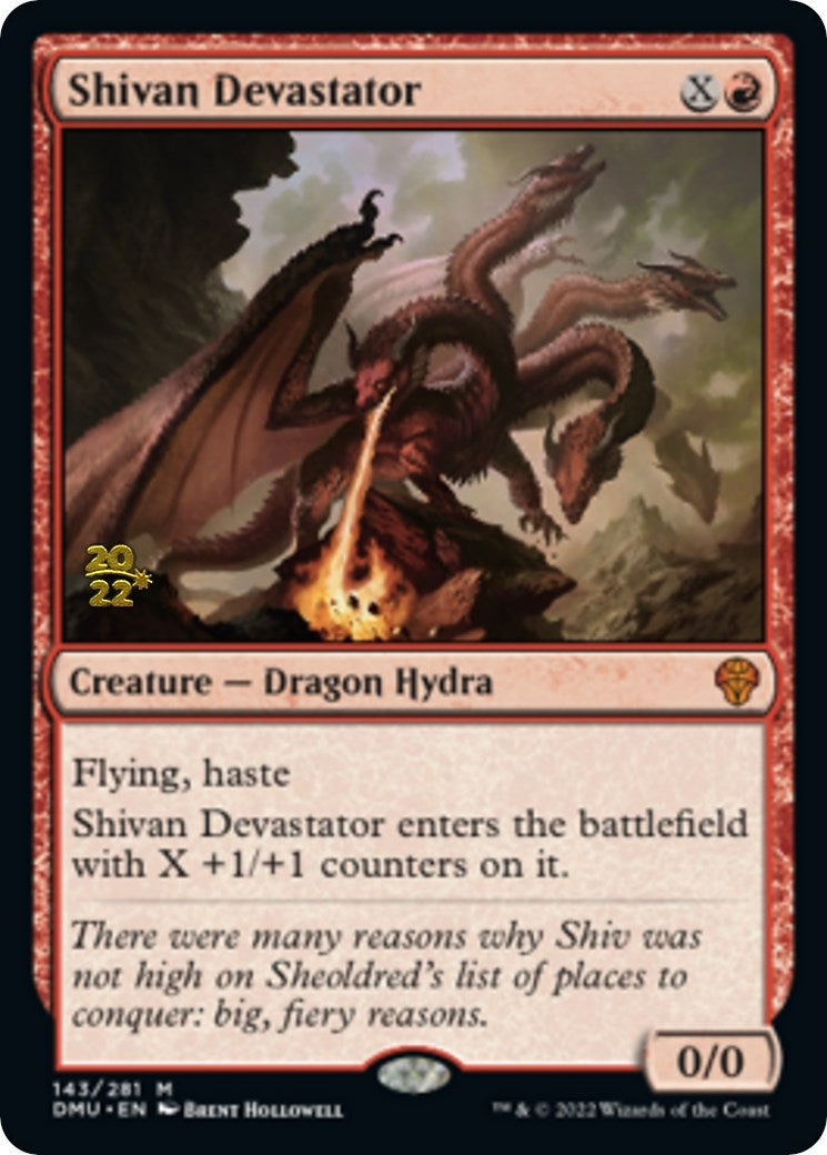 Shivan Devastator (143) (Prerelease Cards)