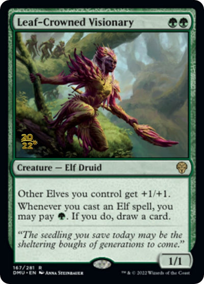 Leaf-Crowned Visionary (167) (Prerelease Cards)