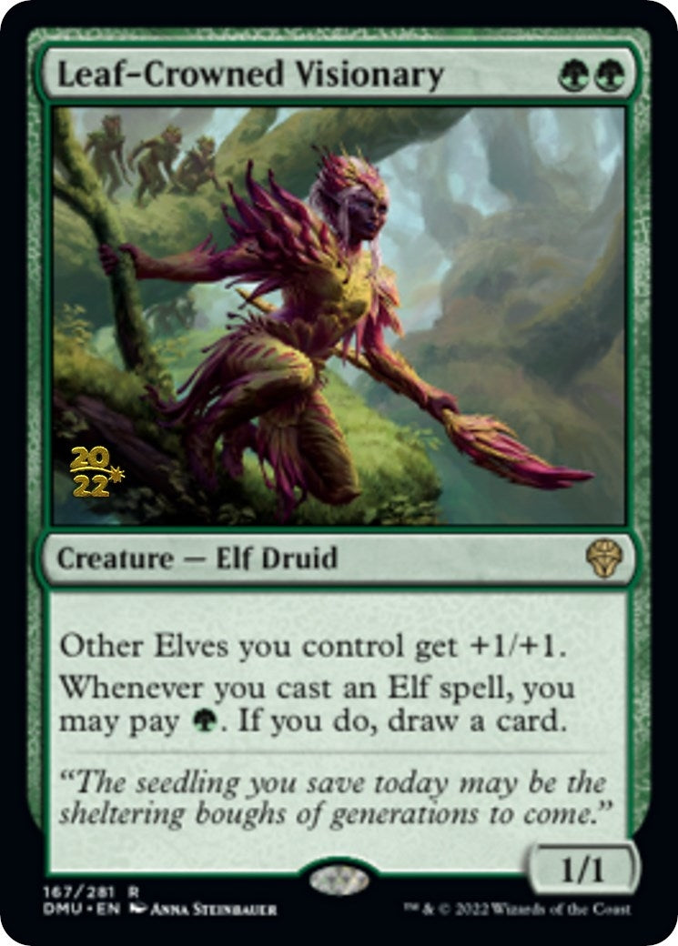 Leaf-Crowned Visionary (167) (Prerelease Cards)