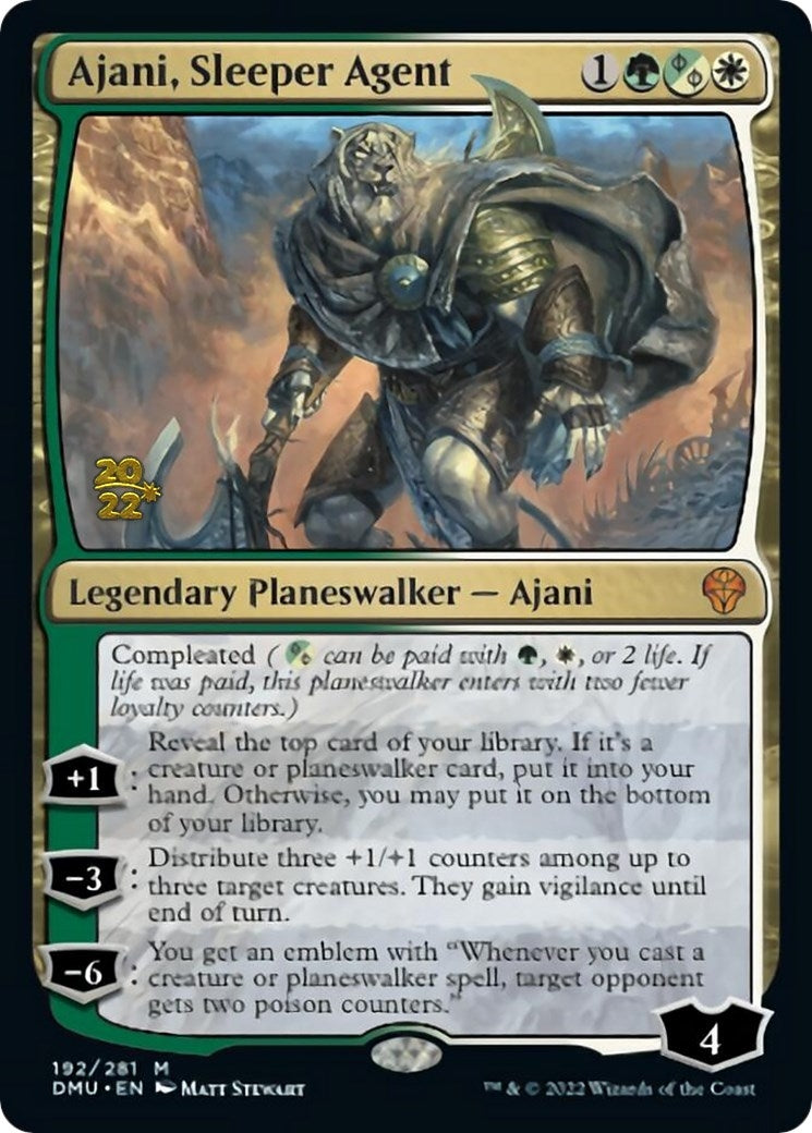 Ajani, Sleeper Agent (192) (Prerelease Cards)