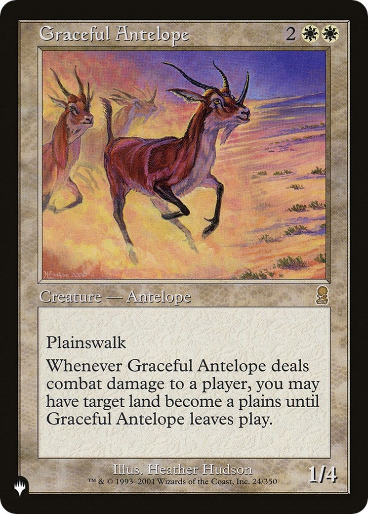 Graceful Antelope (24/350) (The List Reprints)