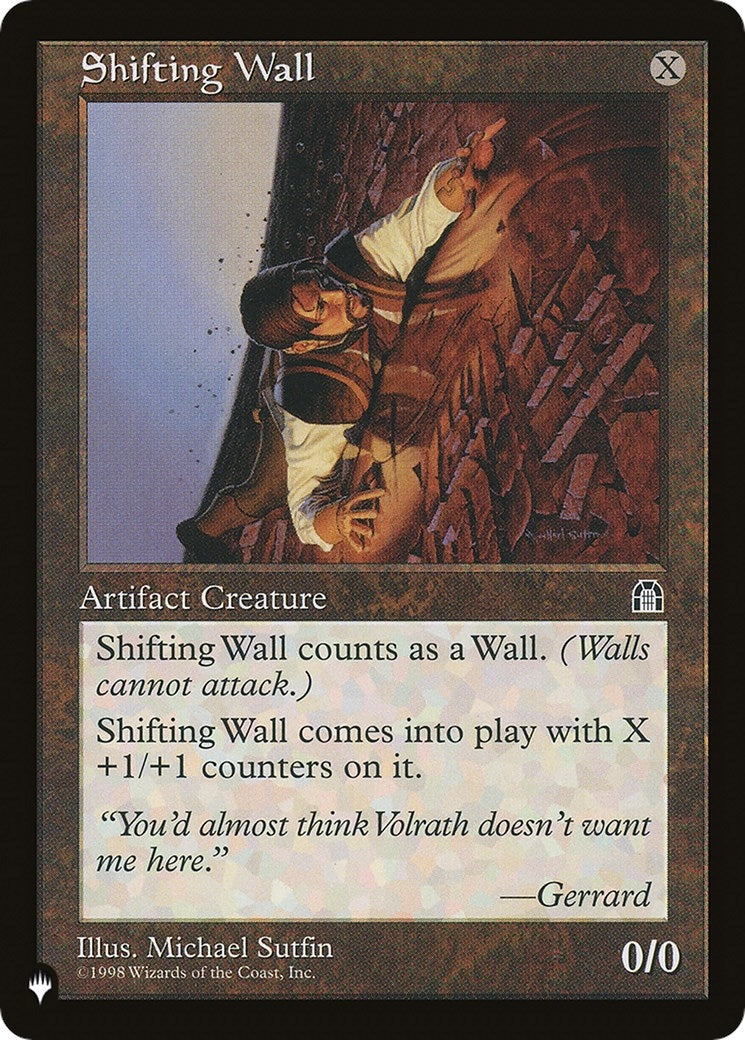 Image for Shifting Wall (The List Reprints) - Magic: The Gathering