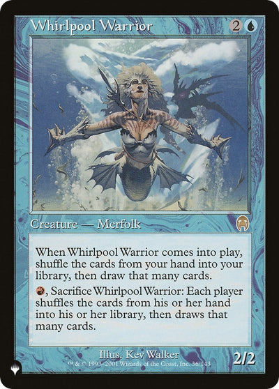 Whirlpool Warrior (36/143) (The List Reprints)