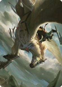 Cleaving Skyrider Art Card (5) (Art Series: Dominaria United)