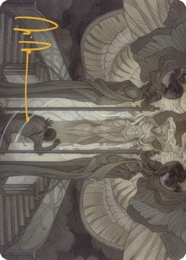 Prayer of Binding Art Card (Gold-Stamped Signature) (12) (Art Series: Dominaria United)