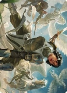 Resolute Reinforcements Art Card (13) (Art Series: Dominaria United)