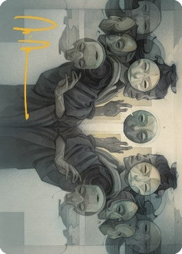 Vesuvan Duplimancy Art Card (Gold-Stamped Signature) (19) (Art Series: Dominaria United)