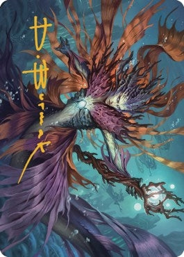 Vodalian Hexcatcher Art Card (Gold-Stamped Signature) (20) (Art Series: Dominaria United)