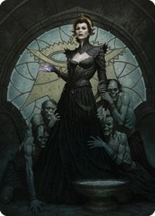 Liliana of the Veil Art Card (24) (Art Series: Dominaria United)
