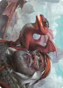 Dragon Whelp Art Card (29) (Art Series: Dominaria United)