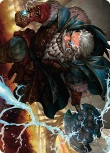 Electrostatic Infantry Art Card (30) (Art Series: Dominaria United)