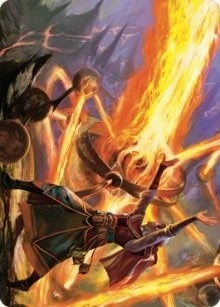 Ghitu Amplifier Art Card (32) (Art Series: Dominaria United)