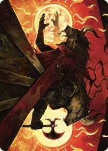 Hurloon Battle Hymn Art Card (33) (Art Series: Dominaria United)