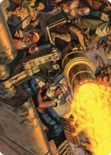 Mana Cannons Art Card (36) (Art Series: Dominaria United)
