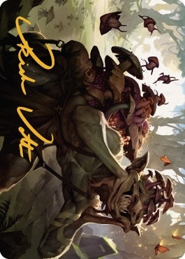 Sprouting Goblin Art Card (Gold-Stamped Signature) (38) (Art Series: Dominaria United)