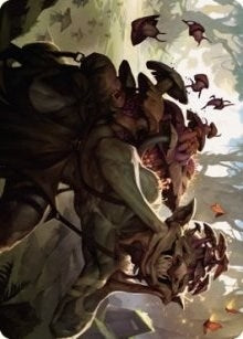 Sprouting Goblin Art Card (38) (Art Series: Dominaria United)