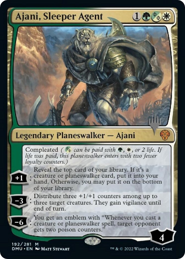 Ajani, Sleeper Agent (192) (Promo Pack: Dominaria United)