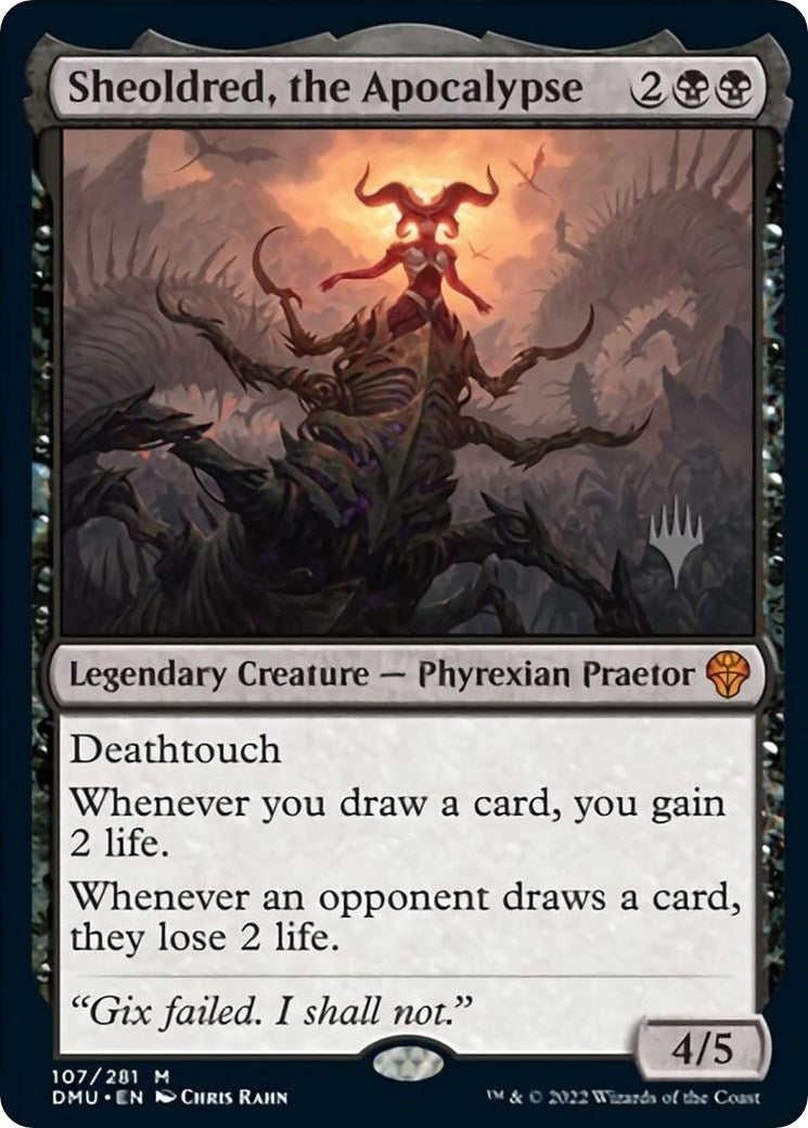 Sheoldred, the Apocalypse (107) (Promo Pack: Dominaria United)