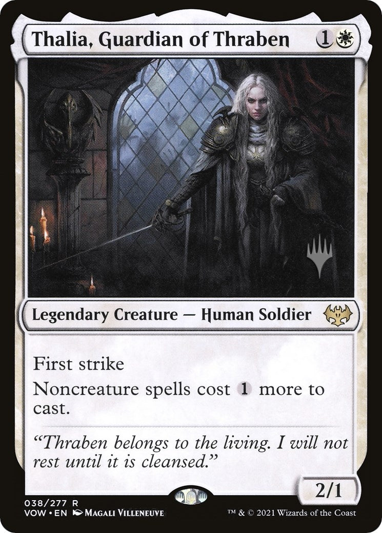 Thalia, Guardian of Thraben (38) (Promo Pack: Dominaria United)
