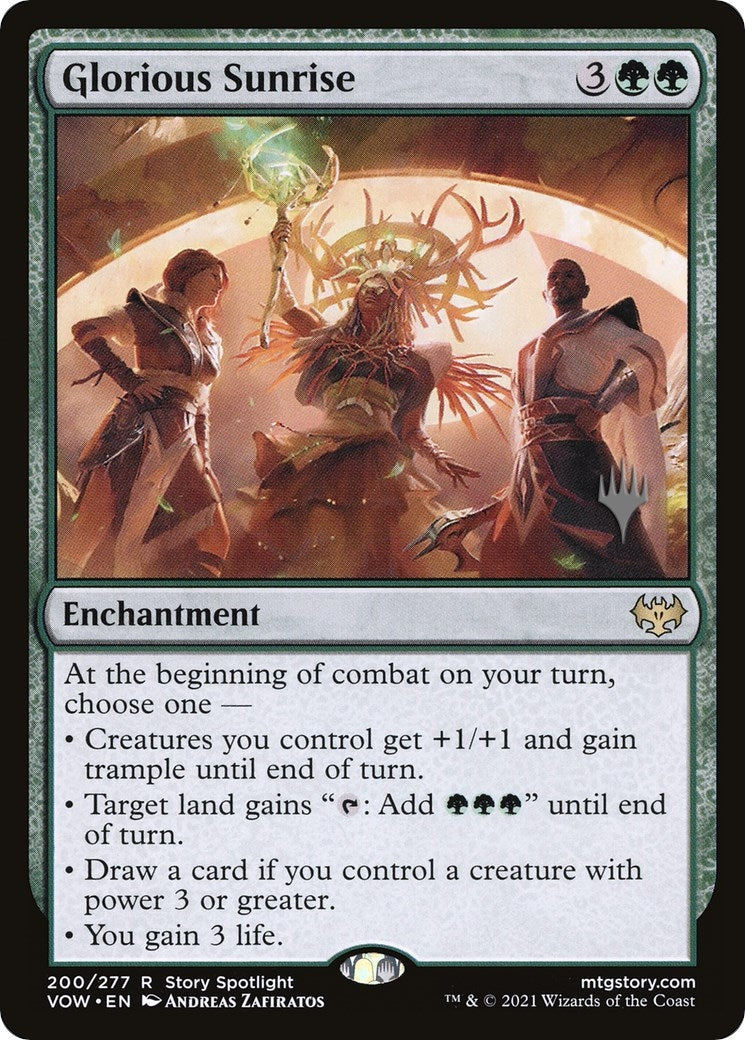 Glorious Sunrise (200) (Promo Pack: Dominaria United)
