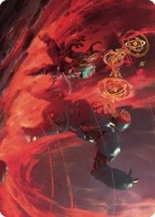 Twinferno Art Card (39) (Art Series: Dominaria United)