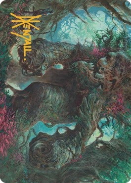 Magnigoth Sentry Art Card (Gold-Stamped Signature) (40) (Art Series: Dominaria United)