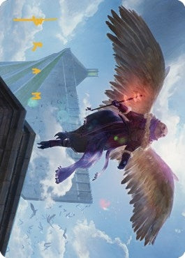Balmor, Battlemage Captain Art Card (44/81) (Gold-Stamped Signature) (44) (Art Series: Dominaria United)