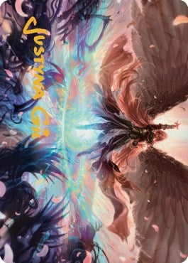 Iridian Maelstrom Art Card (Gold-Stamped Signature) (47) (Art Series: Dominaria United)