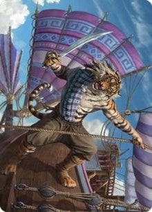 Jedit Ojanen, Mercenary Art Card (48) (Art Series: Dominaria United)