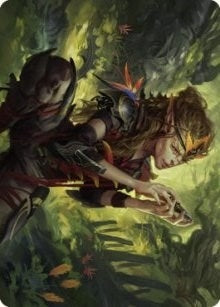 Meria, Scholar of Antiquity Art Card (50) (Art Series: Dominaria United)