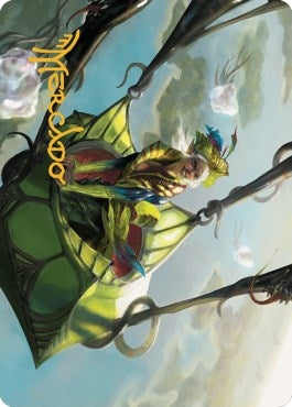 Nael, Avizoa Aeronaut Art Card (Gold-Stamped Signature) (51) (Art Series: Dominaria United)