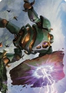 Walking Bulwark Art Card (58) (Art Series: Dominaria United)