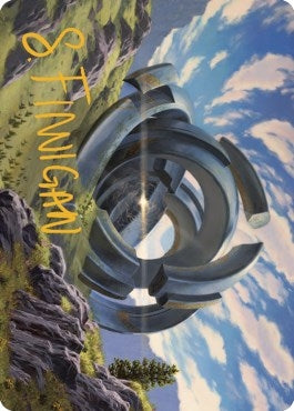 Thran Portal Art Card (Gold-Stamped Signature) (60) (Art Series: Dominaria United)
