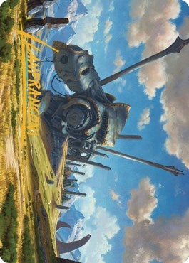 Plains Art Card (62/81) (Gold-Stamped Signature) (62) (Art Series: Dominaria United)