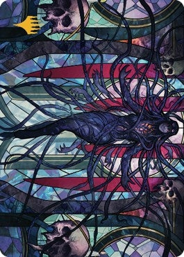 Braids, Arisen Nightmare Art Card (66/81) (Gold-Stamped Signature) (66) (Art Series: Dominaria United)
