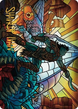 Astor, Bearer of Blades Art Card (Gold-Stamped Signature) (68) (Art Series: Dominaria United)