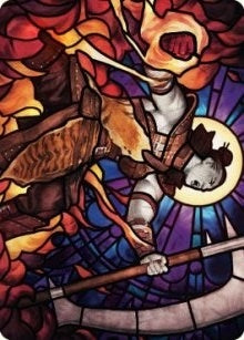 Garna, Bloodfist of Keld Art Card (71) (Art Series: Dominaria United)