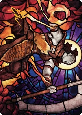 Garna, Bloodfist of Keld Art Card (Gold-Stamped Signature) (71) (Art Series: Dominaria United)