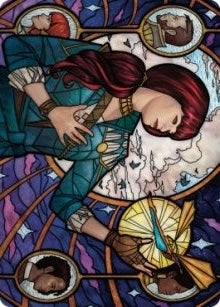 Jhoira, Ageless Innovator Art Card (73) (Art Series: Dominaria United)