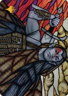 Radha, Coalition Warlord Art Card (Gold-Stamped Signature) (75) (Art Series: Dominaria United)
