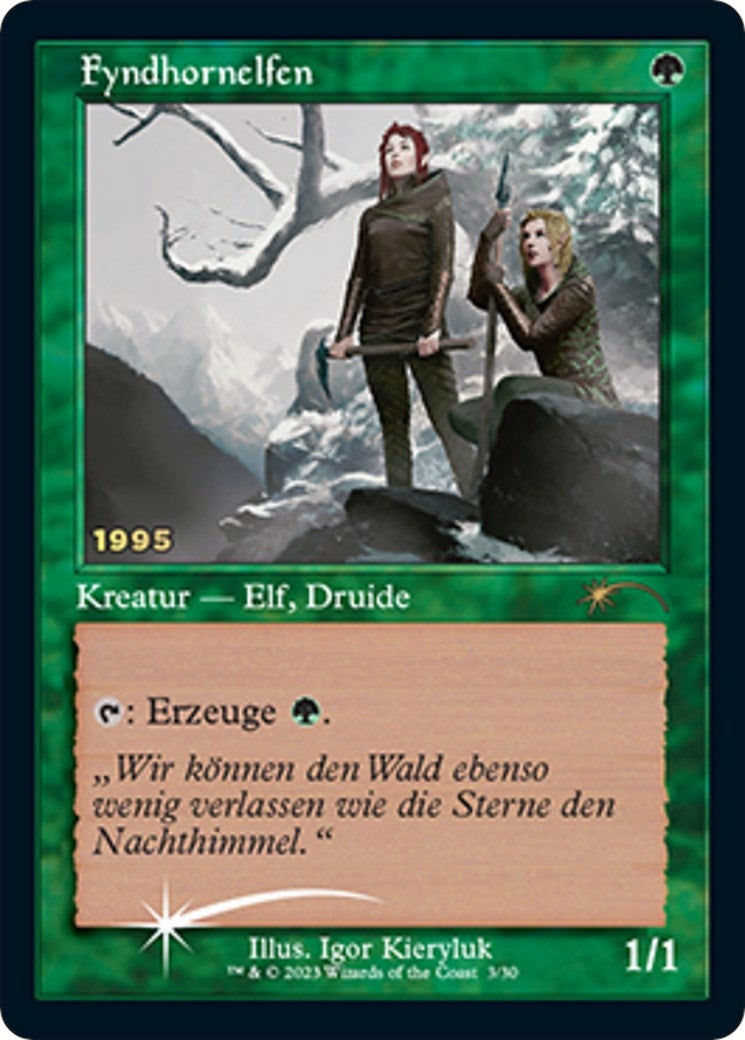 Fyndhorn Elves (DE Exclusive) (3) (30th Anniversary Promos)