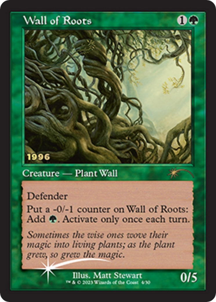 Wall of Roots (4) (30th Anniversary Promos)