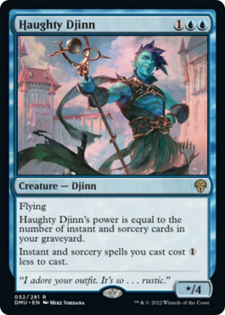 Haughty Djinn (52) (Promo Pack: Dominaria United)