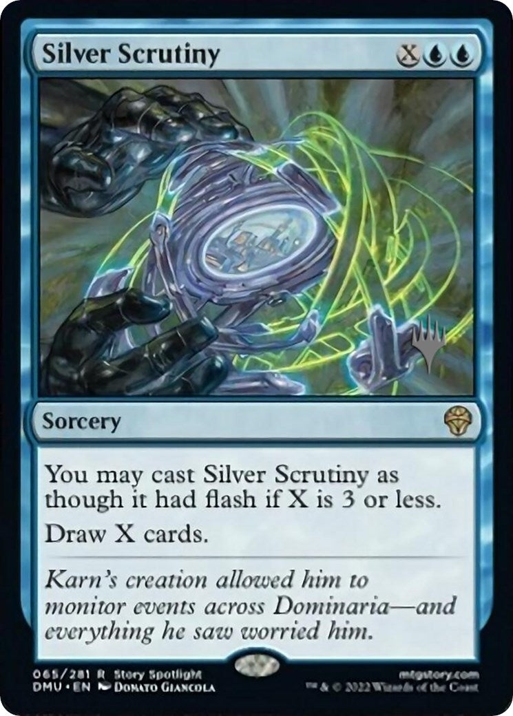 Silver Scrutiny (65) (Promo Pack: Dominaria United)