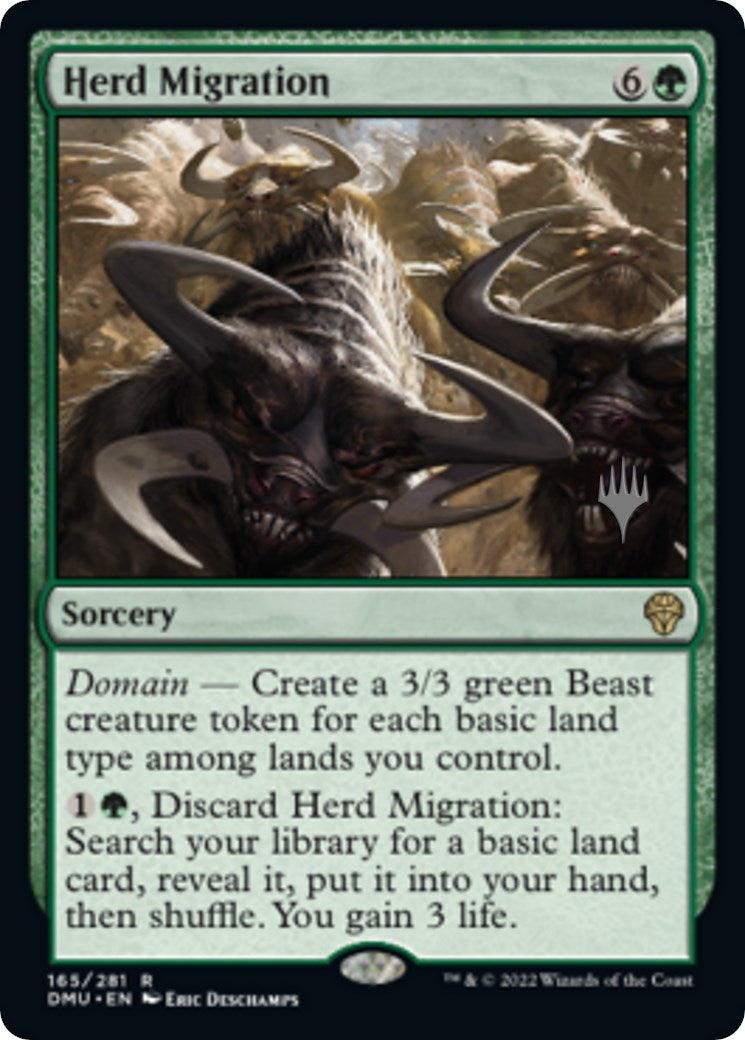 Herd Migration (165) (Promo Pack: Dominaria United)