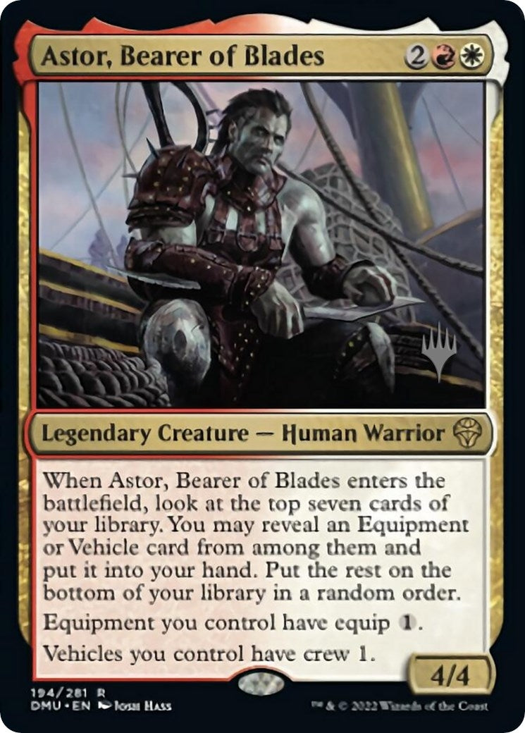 Astor, Bearer of Blades (194) (Promo Pack: Dominaria United)