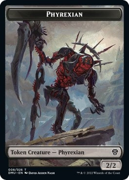 Phyrexian // Bird (006) Double-Sided Token (8 // 16) (Dominaria United)